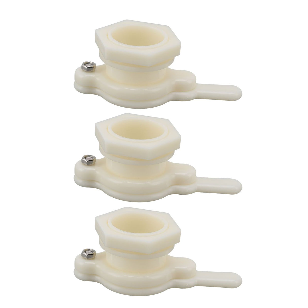 3pcs Beekeeping Integrated Honey Gate Extractor Plastic Honey Gate Valve for Beekeeping Accessory