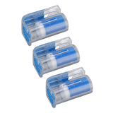 3Pcs Queen Bee Marking Cage Catcher Plastic One Handed Bee Queen Marker Bottle Beekeeping Tools for Beekeepers Blue - Close-Up Angle