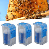 3Pcs Queen Bee Marking Cage Catcher Plastic One Handed Bee Queen Marker Bottle Beekeeping Tools for Beekeepers Blue