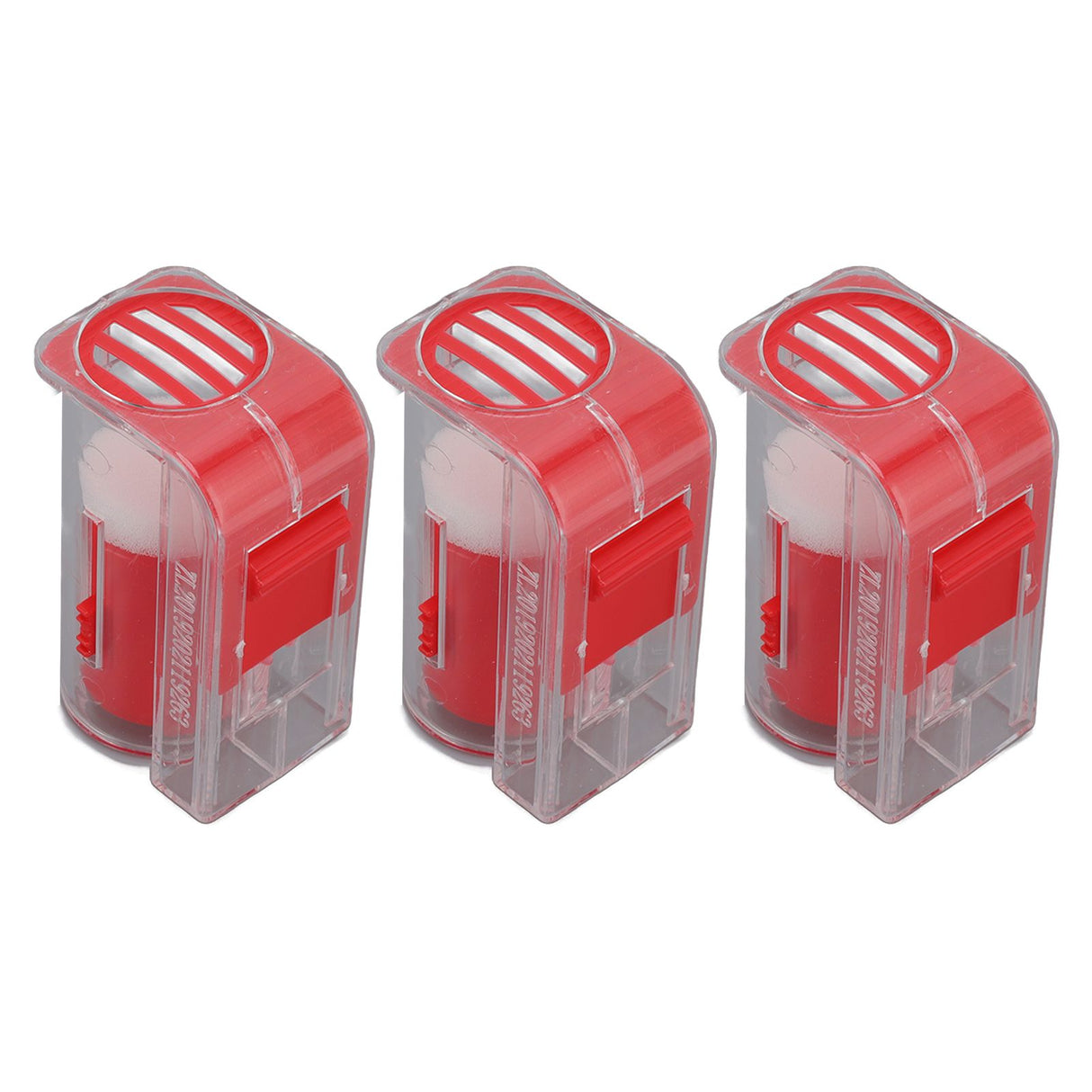 3Pcs Queen Bee Marking Cage Catcher Plastic One Handed Bee Queen Marker Bottle Beekeeping Tools for Beekeepers Red