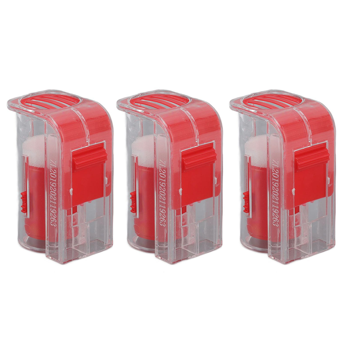 3Pcs Queen Bee Marking Cage Catcher Plastic One Handed Bee Queen Marker Bottle Beekeeping Tools for Beekeepers Red