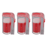 3Pcs Queen Bee Marking Cage Catcher Plastic One Handed Bee Queen Marker Bottle Beekeeping Tools for Beekeepers Red