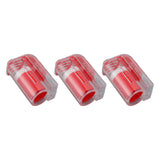 3Pcs Queen Bee Marking Cage Catcher Plastic One Handed Bee Queen Marker Bottle Beekeeping Tools for Beekeepers Red - Extra Image
