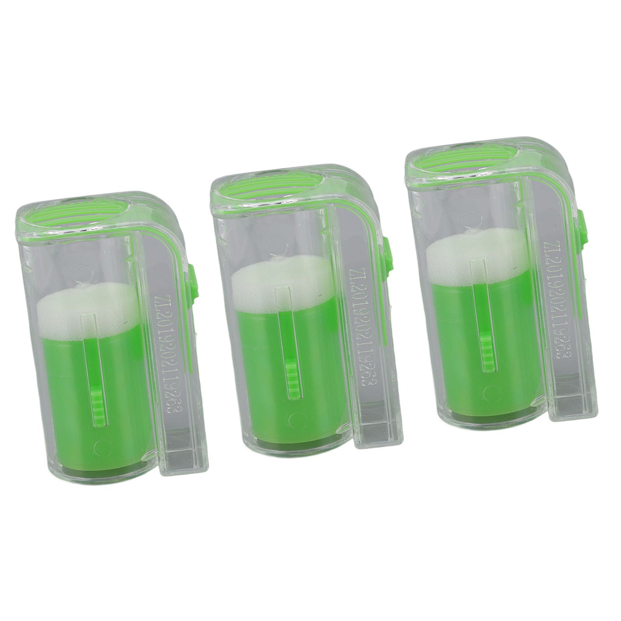 3Pcs Queen Bee Marking Cage Catcher Plastic One Handed Bee Queen Marker Bottle Beekeeping Tools for Beekeepers Green