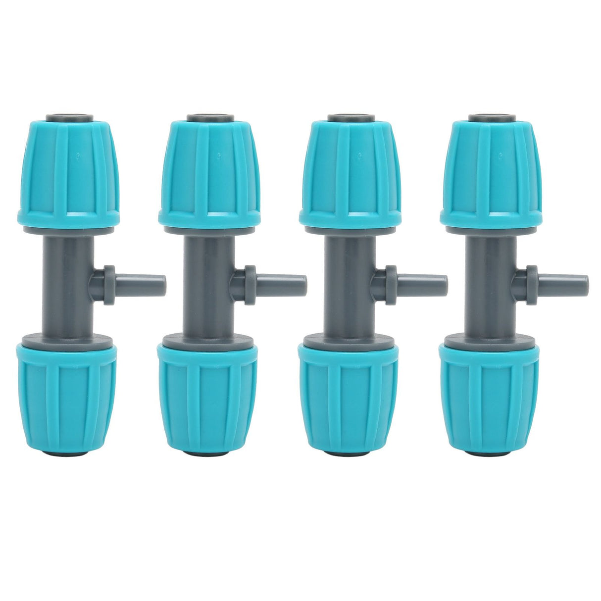 10PCS 16mm to 4/7 Barbed Tee Irrigation Tube Reducing Tee Connector Fitting for Garden Courtyard