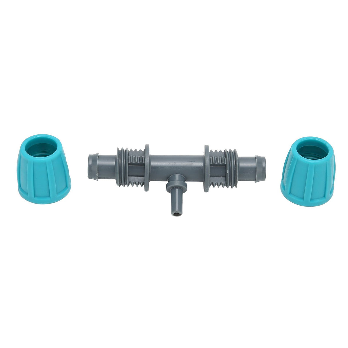 10PCS 16mm to 4/7 Barbed Tee Irrigation Tube Reducing Tee Connector Fitting for Garden Courtyard