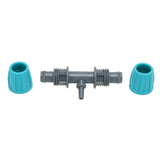10PCS 16mm to 4/7 Barbed Tee Irrigation Tube Reducing Tee Connector Fitting for Garden Courtyard