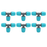 20PCS 16mm Tee Pipe Connector PE Irrigation Tubing Tee for Greenhouses Gardens Agriculture 9.3x6CM