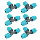 20PCS 16mm Tee Pipe Connector PE Irrigation Tubing Tee for Greenhouses Gardens Agriculture 9.3x6CM - Extra Image