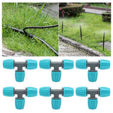20PCS 16mm Tee Pipe Connector PE Irrigation Tubing Tee for Greenhouses Gardens Agriculture 9.3x6CM