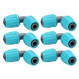 10PCS 16mm Lock Barbed Connector PE 90° Elbow Hose Joint Garden Agricultural Drip Irrigation Fitting - Extra Image