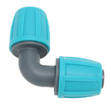10PCS 16mm Lock Barbed Connector PE 90° Elbow Hose Joint Garden Agricultural Drip Irrigation Fitting - Extra Image