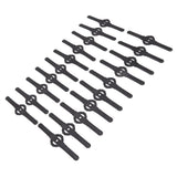 20Pcs Plastic Lawn Mower Blades Garden Electric Grass Trimmer Long Blade Trimmer Accessories Black