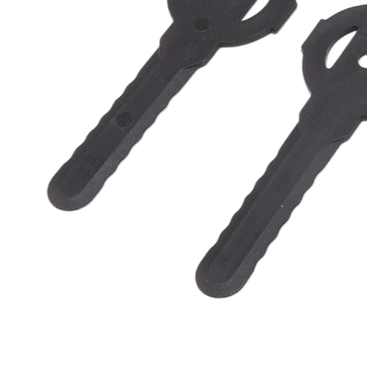 20Pcs Plastic Lawn Mower Blades Garden Electric Grass Trimmer Long Blade Trimmer Accessories Black