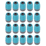 15Pcs Irrigation Tube Locked Nuts Connectors 16mm Durable PE Anti Aging Acidproof Eco Friendly 16mm PE Pipe Connectors