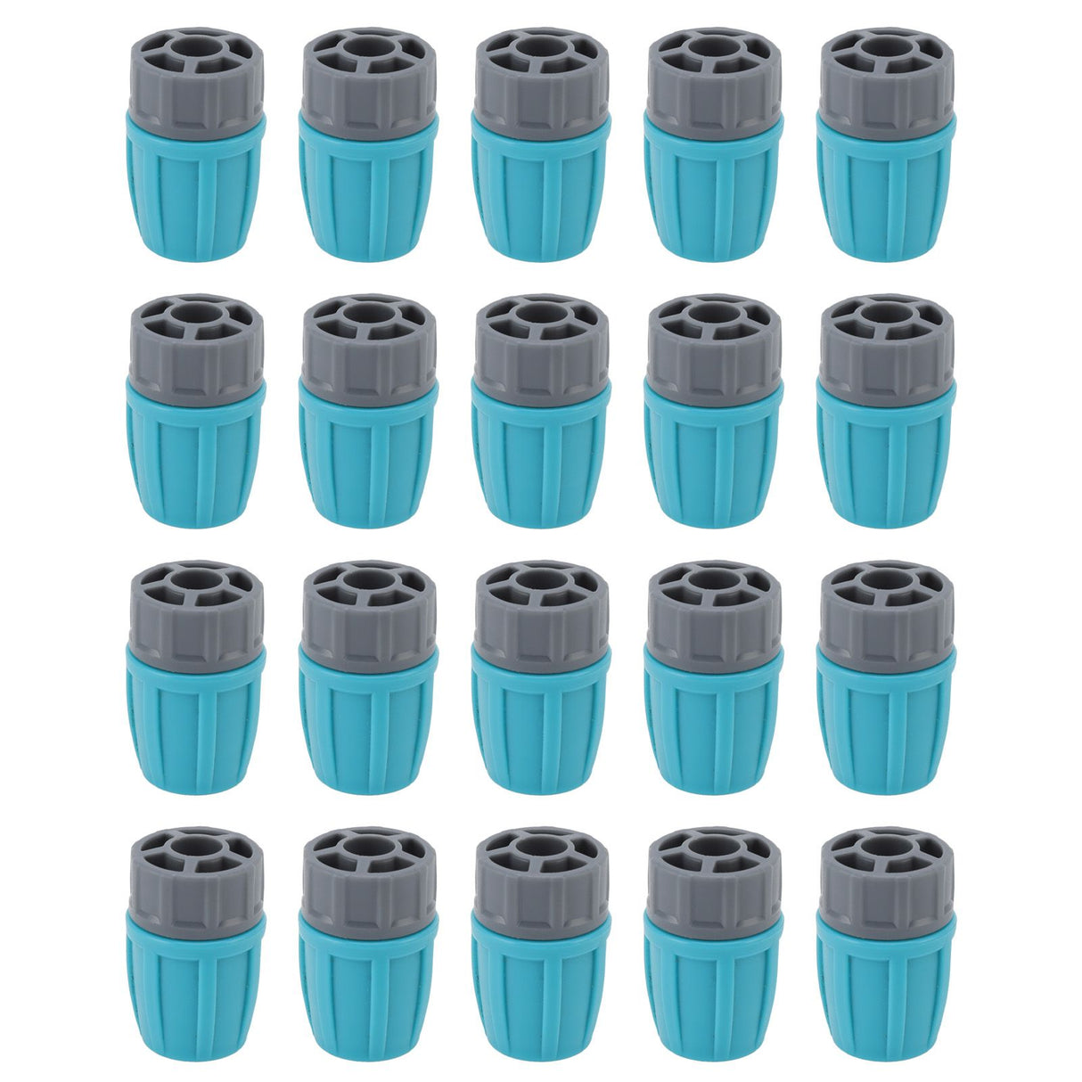 15Pcs Irrigation Tube Locked Nuts Connectors 16mm Durable PE Anti Aging Acidproof Eco Friendly 16mm PE Pipe Connectors