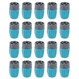 15Pcs Irrigation Tube Locked Nuts Connectors 16mm Durable PE Anti Aging Acidproof Eco Friendly 16mm PE Pipe Connectors