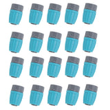 15Pcs Irrigation Tube Locked Nuts Connectors 16mm Durable PE Anti Aging Acidproof Eco Friendly 16mm PE Pipe Connectors - Side View