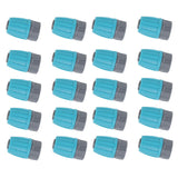 15Pcs Irrigation Tube Locked Nuts Connectors 16mm Durable PE Anti Aging Acidproof Eco Friendly 16mm PE Pipe Connectors