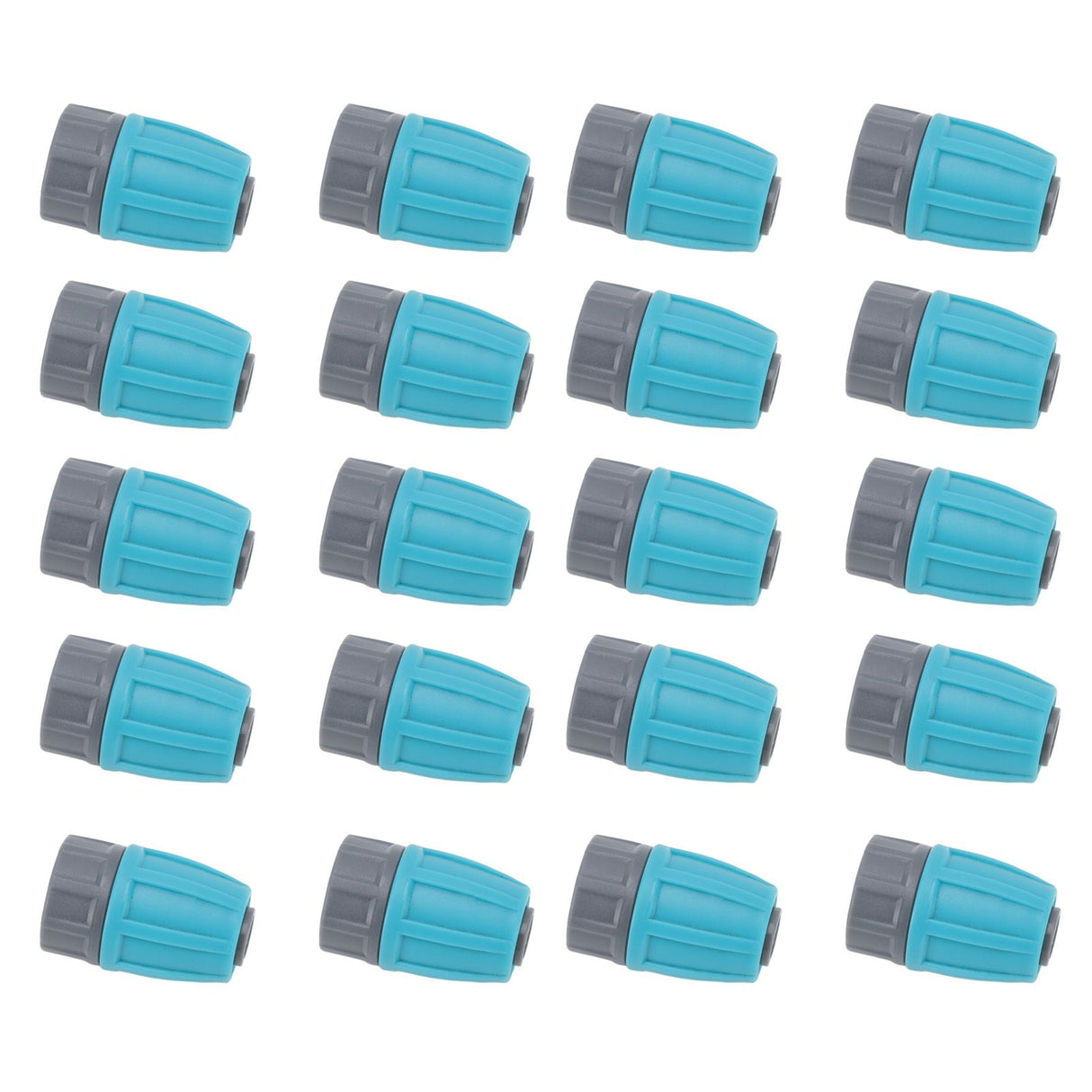 15Pcs Irrigation Tube Locked Nuts Connectors 16mm Durable PE Anti Aging Acidproof Eco Friendly 16mm PE Pipe Connectors
