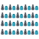 15Pcs Irrigation Tube Locked Nuts Connectors 16mm Durable PE Anti Aging Acidproof Eco Friendly 16mm PE Pipe Connectors