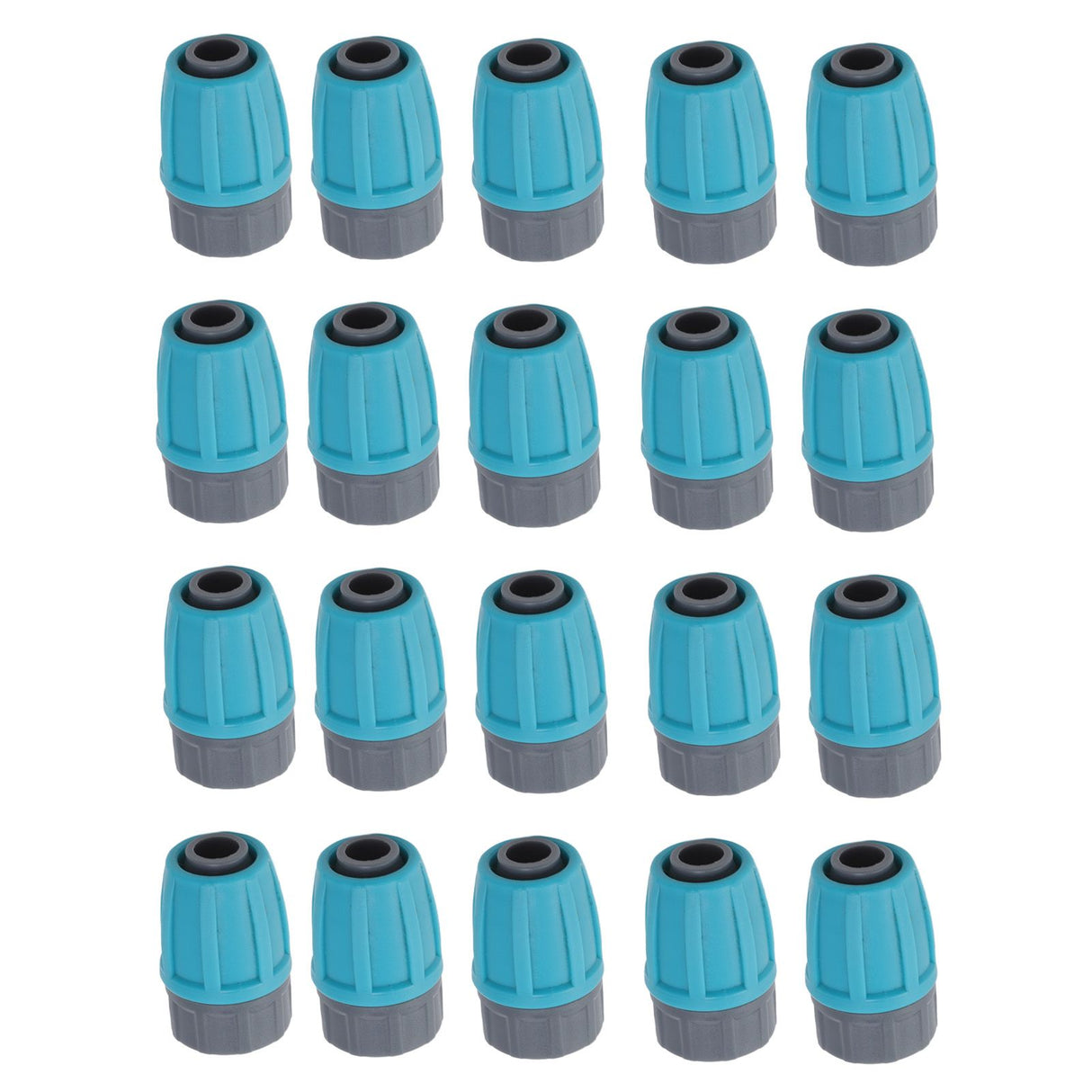 15Pcs Irrigation Tube Locked Nuts Connectors 16mm Durable PE Anti Aging Acidproof Eco Friendly 16mm PE Pipe Connectors