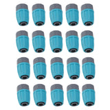 15Pcs Irrigation Tube Locked Nuts Connectors 16mm Durable PE Anti Aging Acidproof Eco Friendly 16mm PE Pipe Connectors