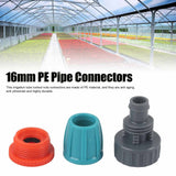 16mm Pipe Connectors 16mm to G1/2 Female Thread Faucet Connectors Garden Faucet Connection for Micro Atomization