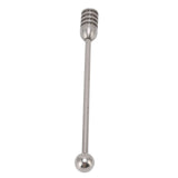 Honey Stick 15.5cm 304 Stainless Steel Fluted Design Easy Cleaning Honey Mixing Stick Coffee Stirrer Stirring Sticks