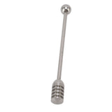 Honey Stick 15.5cm 304 Stainless Steel Fluted Design Easy Cleaning Honey Mixing Stick Coffee Stirrer Stirring Sticks
