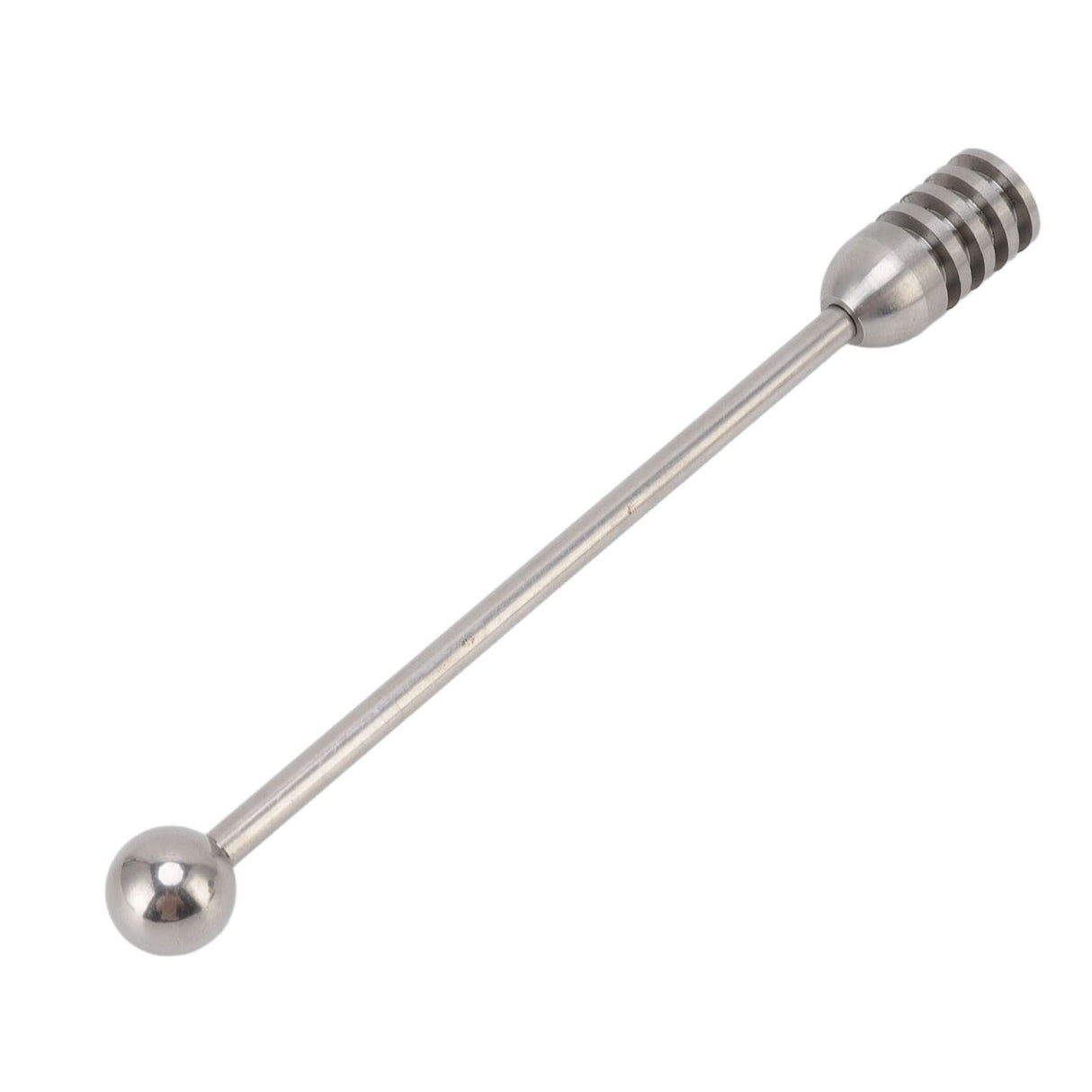 Honey Stick 15.5cm 304 Stainless Steel Fluted Design Easy Cleaning Honey Mixing Stick Coffee Stirrer Stirring Sticks