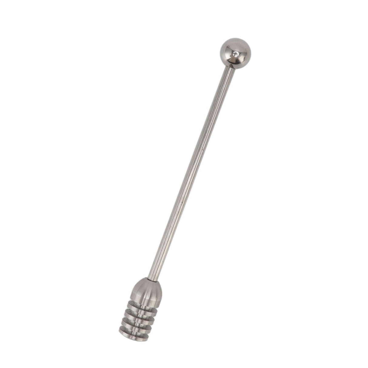 Honey Stick 15.5cm 304 Stainless Steel Fluted Design Easy Cleaning Honey Mixing Stick Coffee Stirrer Stirring Sticks