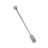 Honey Stick 15.5cm 304 Stainless Steel Fluted Design Easy Cleaning Honey Mixing Stick Coffee Stirrer Stirring Sticks
