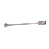 Honey Stick 15.5cm 304 Stainless Steel Fluted Design Easy Cleaning Honey Mixing Stick Coffee Stirrer Stirring Sticks