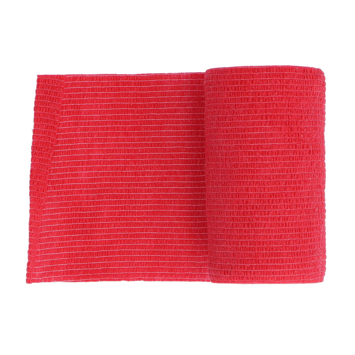 12Pcs Bandage Wrap Natural Latex Elastic Self Adhesive Wrap for Cows Dogs Horses 10cm Red