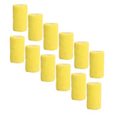 12Pcs Bandage Wrap Natural Latex Elastic Self Adhesive Wrap for Cows Dogs Horses 10cm Yellow - Extra Image