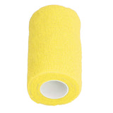 12Pcs Bandage Wrap Natural Latex Elastic Self Adhesive Wrap for Cows Dogs Horses 10cm Yellow