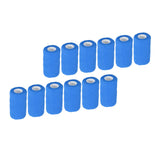 12Pcs Bandage Wrap Natural Latex Elastic Self Adhesive Wrap for Cows Dogs Horses 10cm Blue