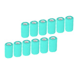 12Pcs Bandage Wrap Natural Latex Elastic Self Adhesive Wrap for Cows Dogs Horses 10cm Cyan - Extra Image