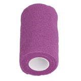 12Pcs Bandage Wrap Natural Latex Elastic Self Adhesive Wrap for Cows Dogs Horses 10cm Purple - Extra Image