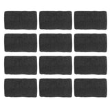 12Pcs Bandage Wrap Natural Latex Elastic Self Adhesive Wrap for Cows Dogs Horses 10cm Black