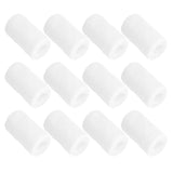 12Pcs Bandage Wrap Natural Latex Elastic Self Adhesive Wrap for Cows Dogs Horses 10cm White - Low Angle