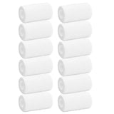 12Pcs Bandage Wrap Natural Latex Elastic Self Adhesive Wrap for Cows Dogs Horses 10cm White - Extra Image