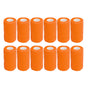 12Pcs Bandage Wrap Natural Latex Elastic Self Adhesive Wrap for Cows Dogs Horses 10cm Orange