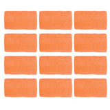 12Pcs Bandage Wrap Natural Latex Elastic Self Adhesive Wrap for Cows Dogs Horses 10cm Orange