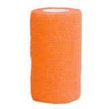 12Pcs Bandage Wrap Natural Latex Elastic Self Adhesive Wrap for Cows Dogs Horses 10cm Orange