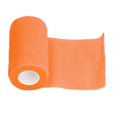12Pcs Bandage Wrap Natural Latex Elastic Self Adhesive Wrap for Cows Dogs Horses 10cm Orange