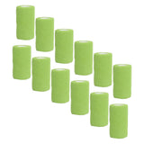 12Pcs Bandage Wrap Natural Latex Elastic Self Adhesive Wrap for Cows Dogs Horses 10cm Green - Extra Image