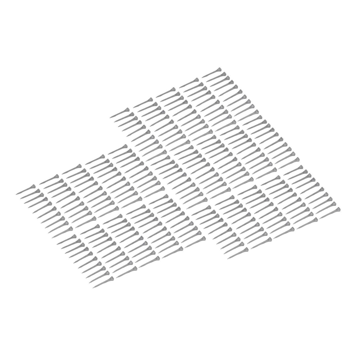 250 Pcs Horseshoe Nails High Tensile Strength Good Elasticity Accurately Crafted Steel Horse Shoes Nails FJ0RACE