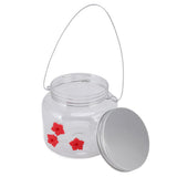 Hanging Bird Feeder 475ml Unique Red Flowers Design 3 Feeding Ports Wide Opening Easy Filling Bird Feeder - Close-Up Angle